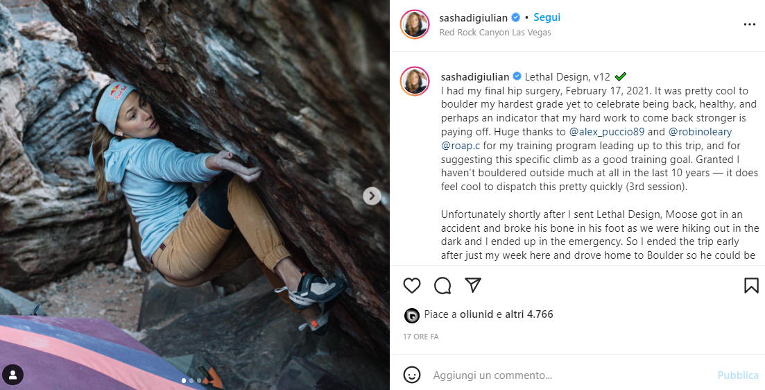 Sasha Di Giulian Instagram