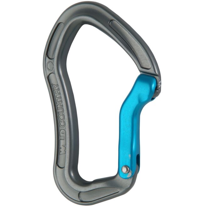 Wild Country Proton Bent Gate moschettone arrampicata leva curva