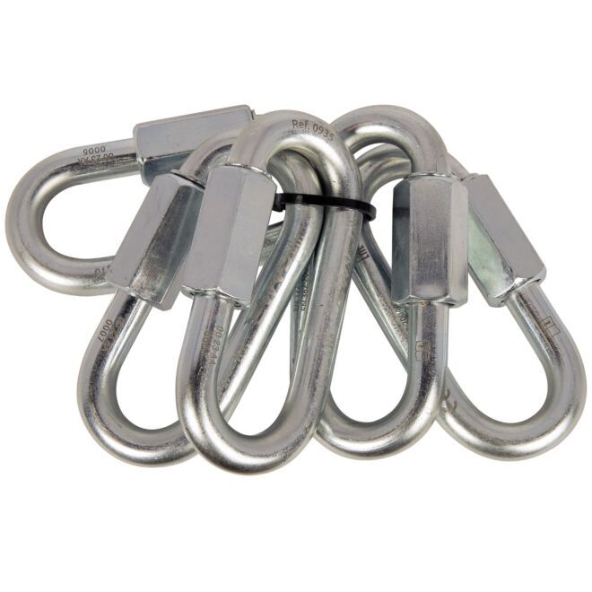 CAMP Set 5 Oval Quick Link Steel Ø10 mm 5 pack maglie rapide