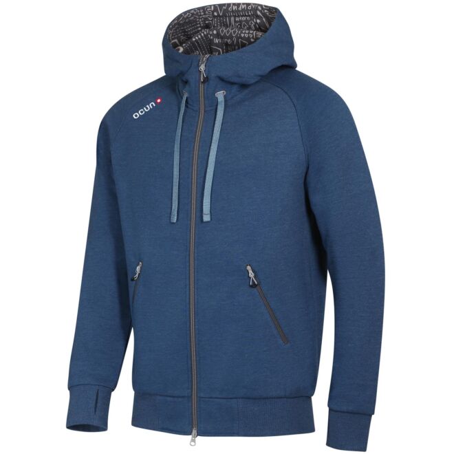 Ocun Hoodie Zipper Man felpa uomo