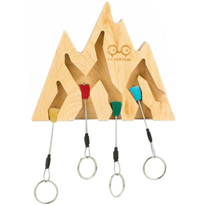 YY Vertical Mountain Key Holder portachiavi con dadi d'arrampicata