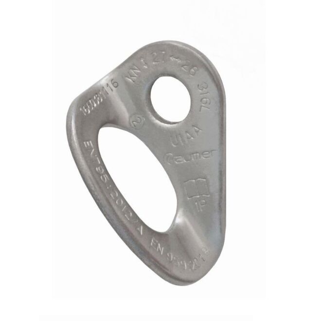 Raumer Rock inox Ø12 mm placchetta inox