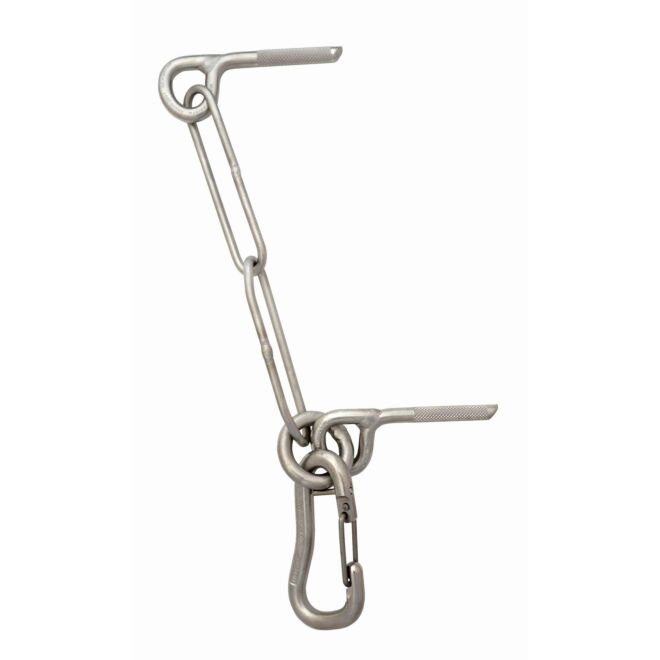 Raumer Gruppo Sosta inox - 2 Superstar + 1 catena + 1 anello + 1 moschettone versione Marina