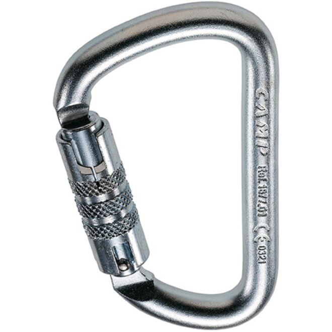 CAMP D Pro 2Lock moschettone doppio movimento per lavori in quota