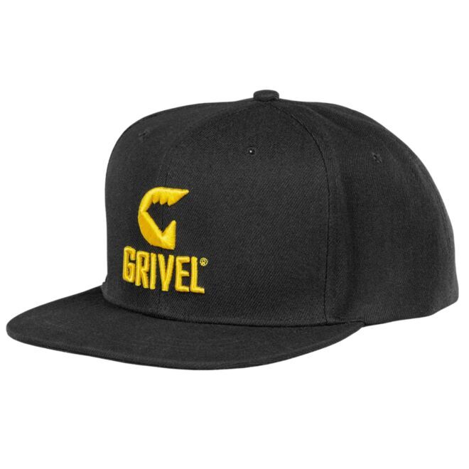 Grivel Snapback Cap Logo Black cappellino