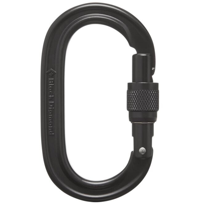 BD Black Diamond Oval Keylock Screwgate moschettone a ghiera arrampicata