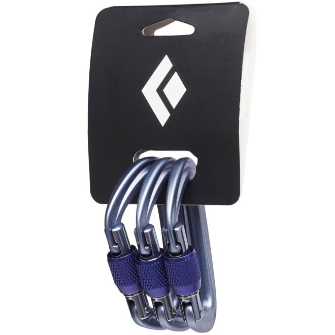 BD Black Diamond LiteForge Screwgate 3-pack moschettone a ghiera arrampicata