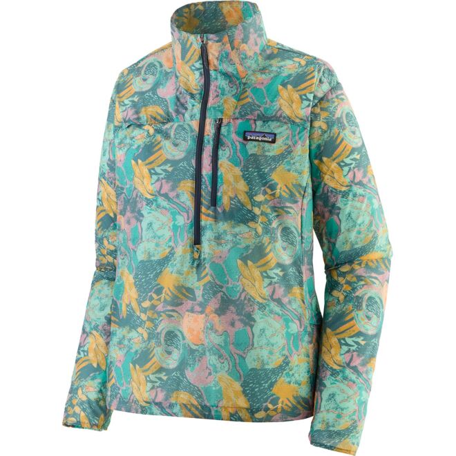 Patagonia W's Houdini Stash 1/2 Zip P/O giacca antivento donna