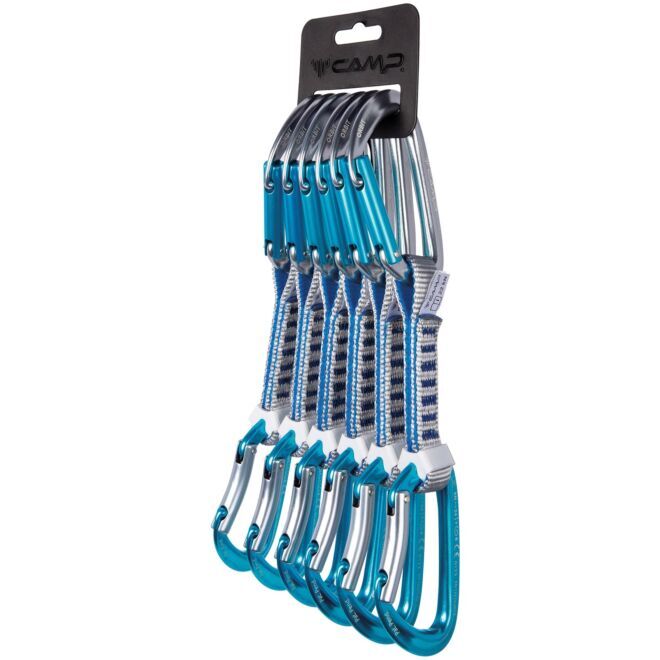 CAMP Set 6 Orbit Express KS pack 6 rinvii arrampicata