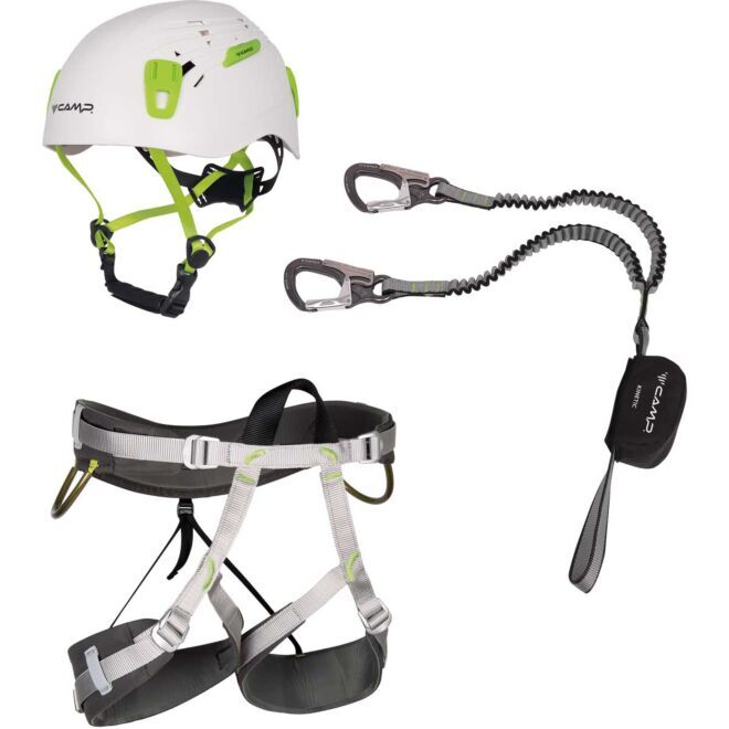 CAMP Kit Ferrata Kinetic Rewind Energy Team set da via ferrata