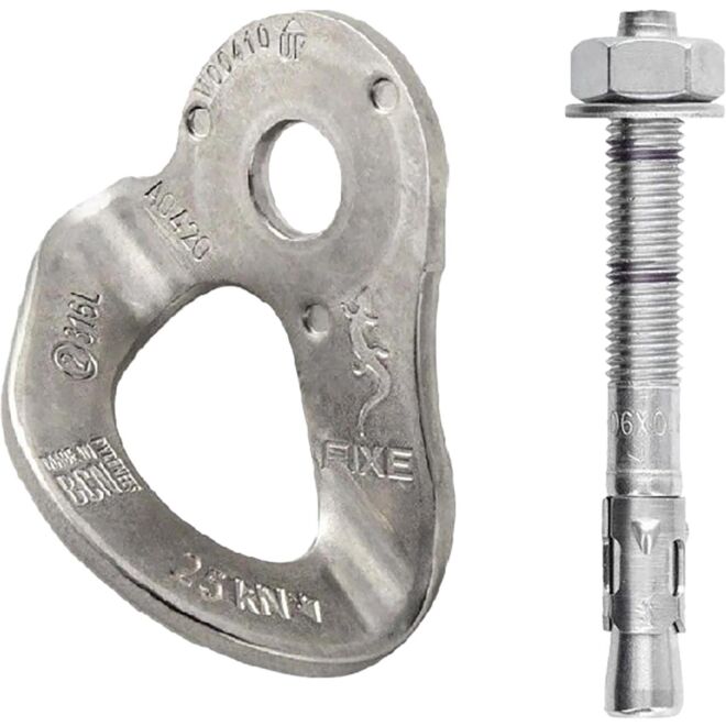 Fixe 316L Expansion Bolt Ø10x90 mm + Hanger pack chiodo a espansione + placchetta