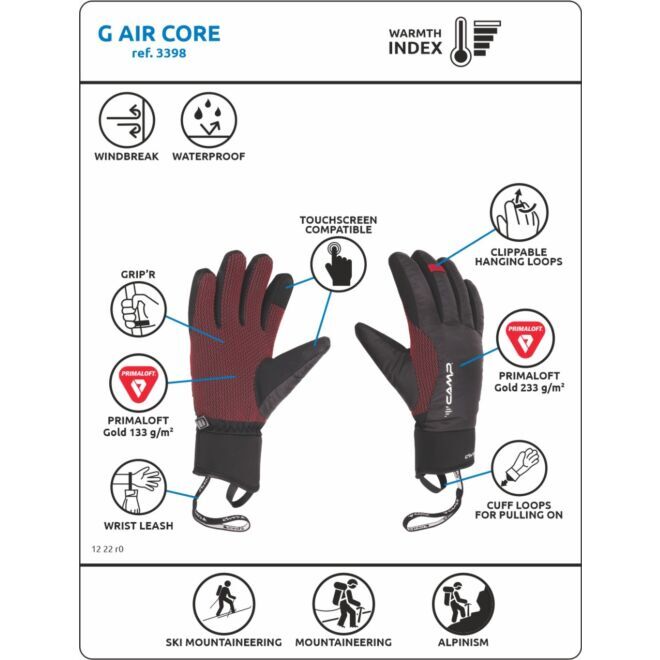 CAMP G Air Core guanti alpinismo