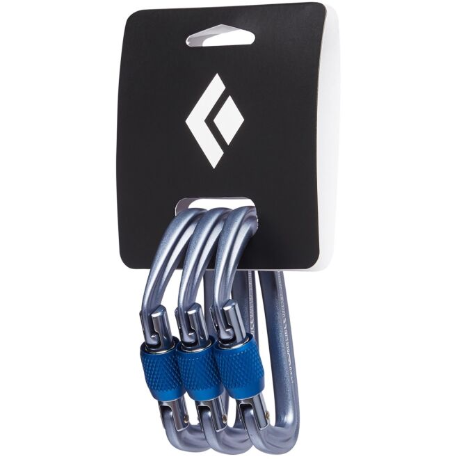 BD Black Diamond HotForge Screwgate 3-pack moschettone a ghiera arrampicata