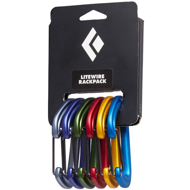 BD Black Diamond LiteWire Rackpack set 6 moschettoni arrampicata
