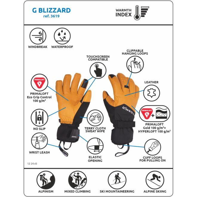 CAMP G Blizzard guanti alpinismo