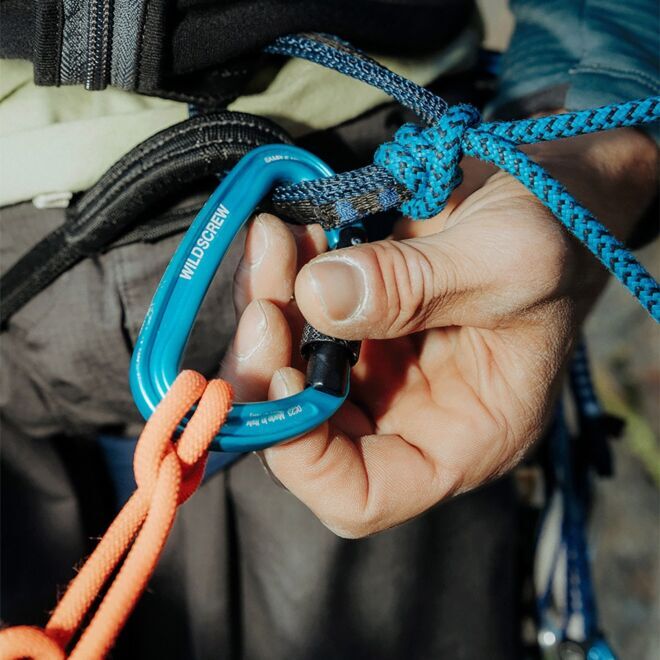 Wild Country Wildscrew moschettone a ghiera arrampicata