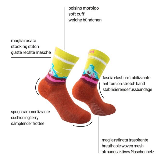 Calze GM Reactive Desert calze trekking