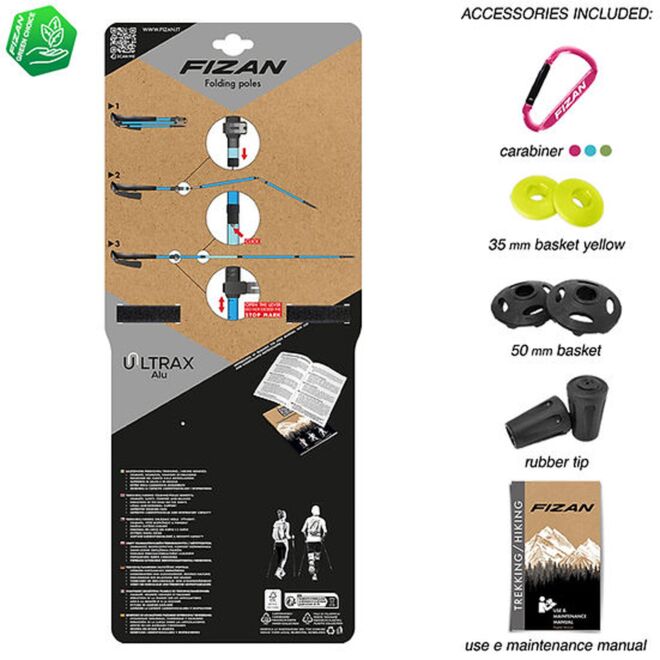 Fizan Ultrax Alu bastoncini trekking