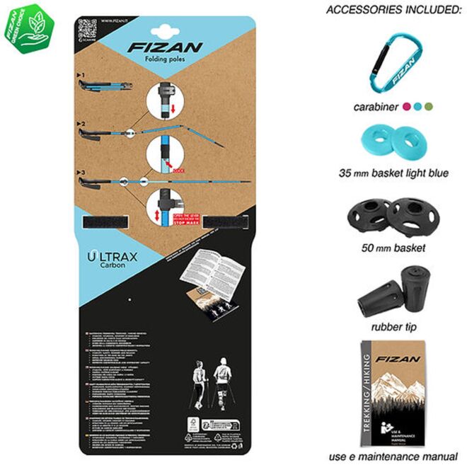 Fizan Ultrax Carbon bastoncini trekking