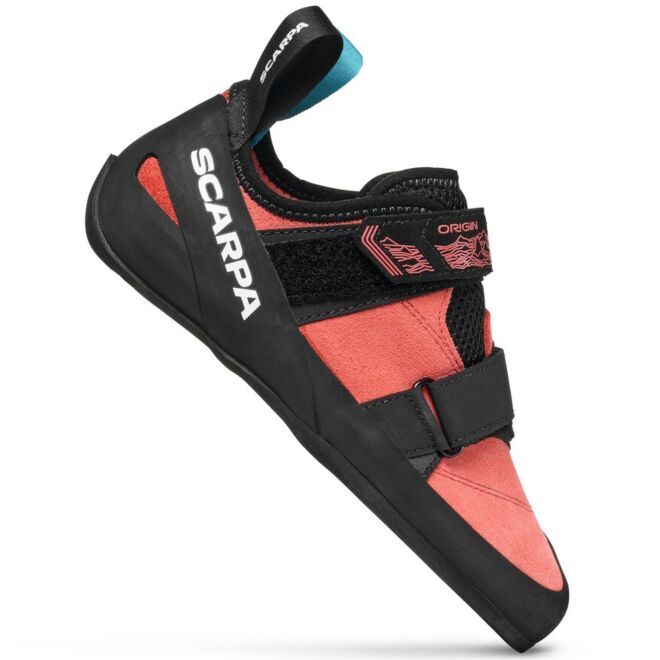 SCARPA Origin Wmn Coral-Black scarpette arrampicata donna