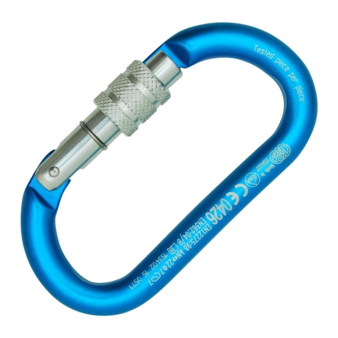 Kong Oval Alu Classic Screw Sleeve moschettone ovale speleo