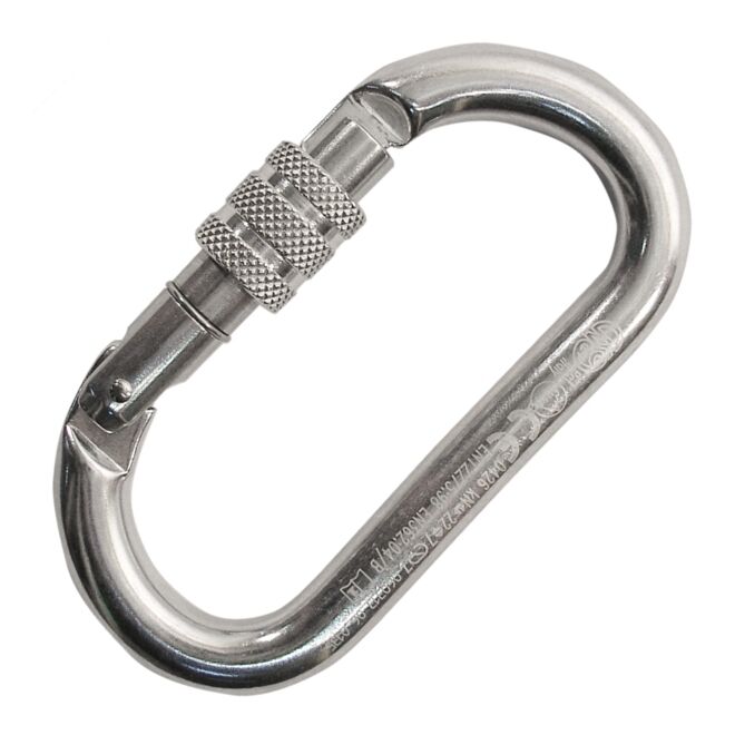 Kong Oval Alu Classic Screw Sleeve moschettone ovale speleo