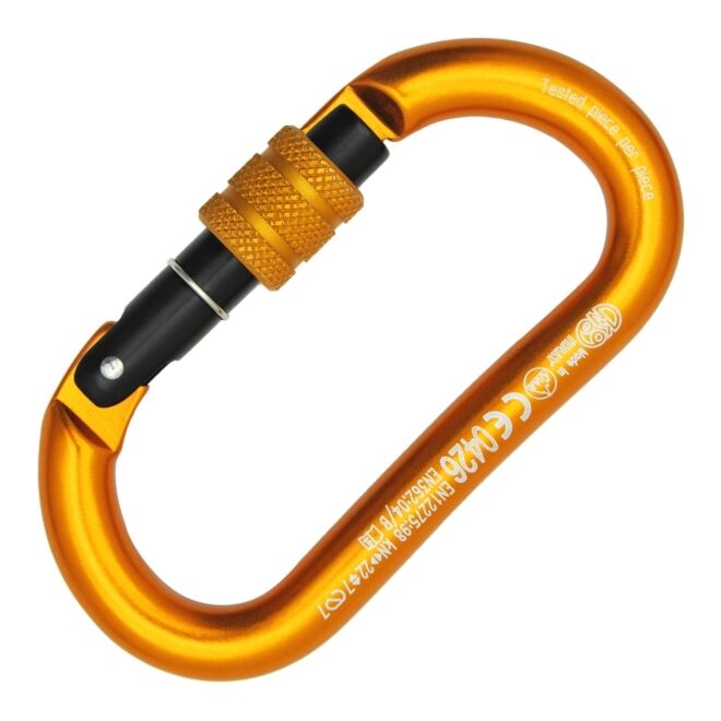 Kong Oval Alu Classic Screw Sleeve moschettone ovale speleo