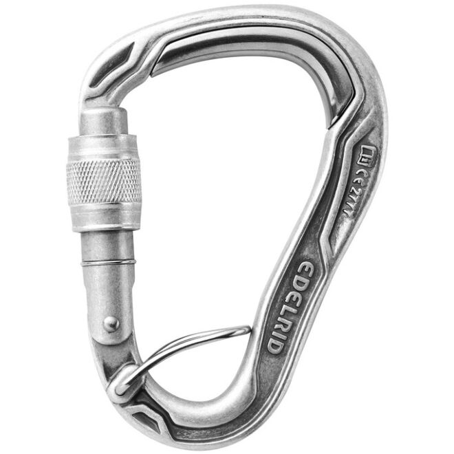 Edelrid HMS Bulletproof Screw FG moschettone a ghiera arrampicata
