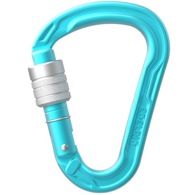 Edelrid HMS Strike Screw II moschettone a ghiera arrampicata