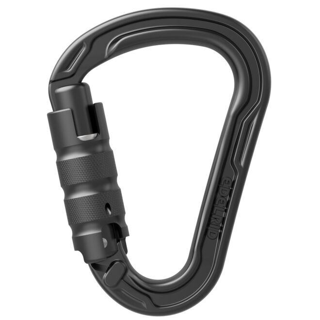 Edelrid HMS Strike Triple II moschettone arrampicata triplo movimento