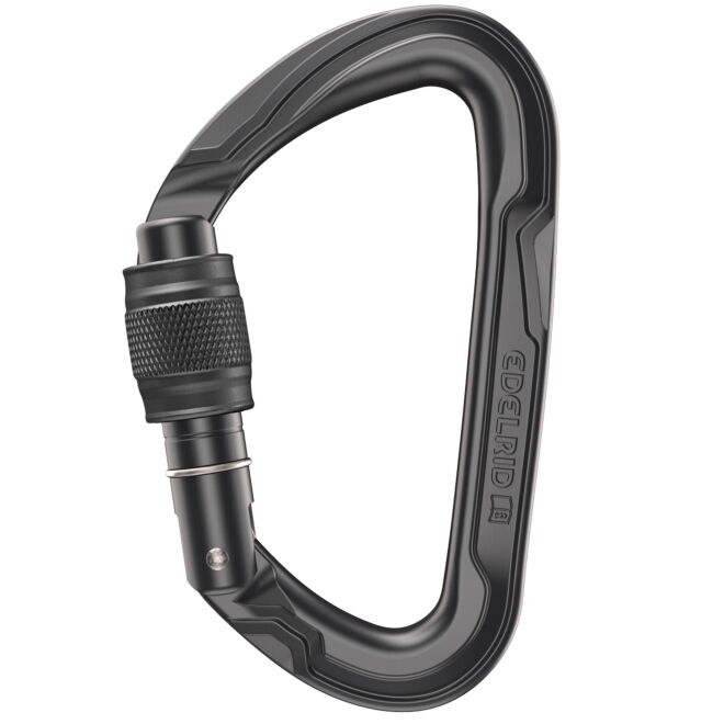Edelrid Pure Screw moschettone a ghiera arrampicata