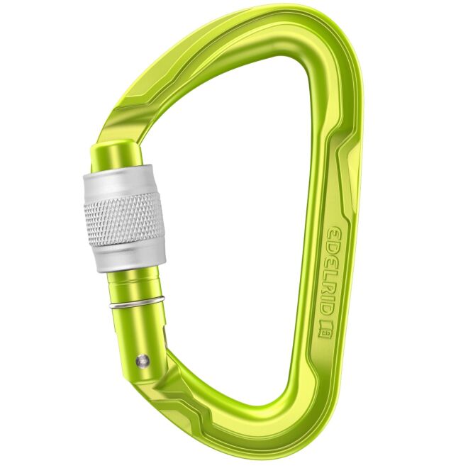 Edelrid Pure Screw moschettone a ghiera arrampicata