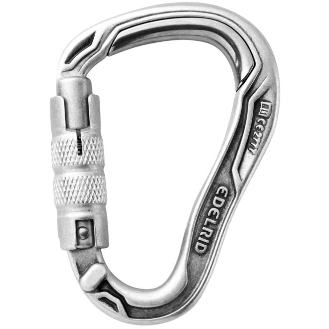 Edelrid HMS Bulletproof Triple moschettone triplo movimento arrampicata