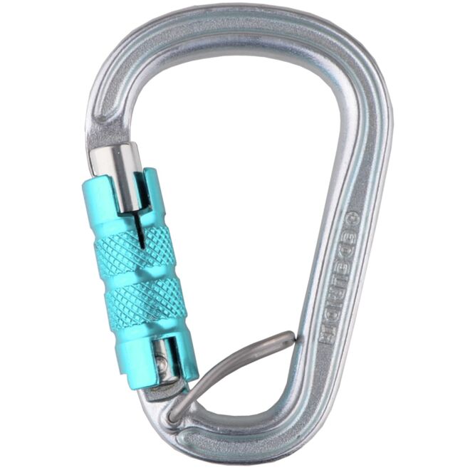 Edelrid HMS Bruce Steel Triple FG II moschettone triplo movimento arrampicata