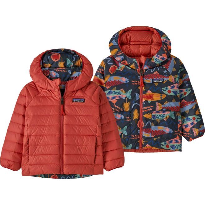 Patagonia Baby Reversible Down Sweater Hoody giacca bambino