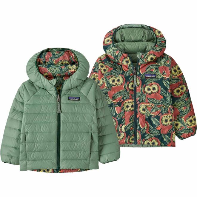 Patagonia Baby Reversible Down Sweater Hoody giacca bambino