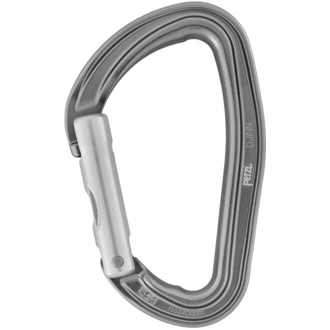 Petzl Djinn moschettone arrampicata leva dritta