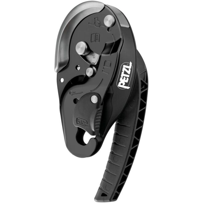 Petzl I'D S discensore autofrenante lavori in quota con funzione antipanico