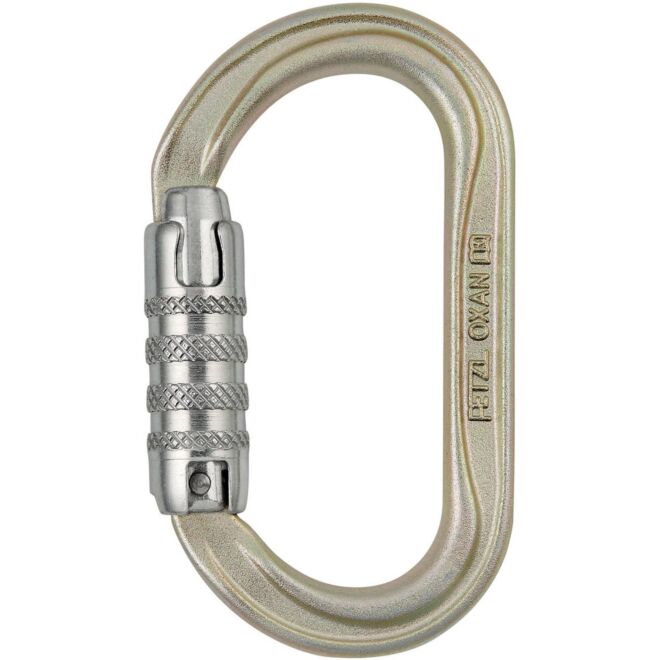 Petzl Oxan moschettone triplo movimento da lavoro versione europea