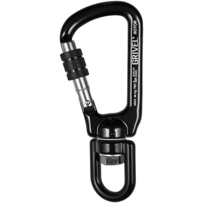 Grivel Screw G Rotor moschettone a ghiera arrampicata