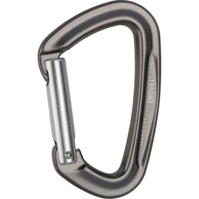 Grivel Standard Alpha Straight K1S moschettone arrampicata