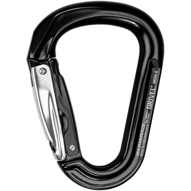 Grivel Twin G Mega K6G moschettone a doppia leva arrampicata