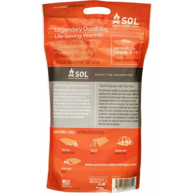 SOL Emergency Blanket coperta emergenza