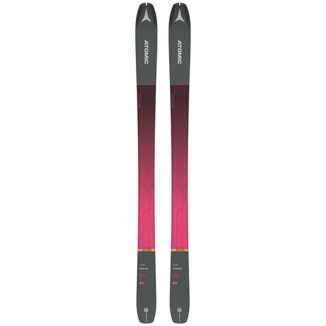 Atomic Backland 86 Sl W skis + attacchi scialpinismo