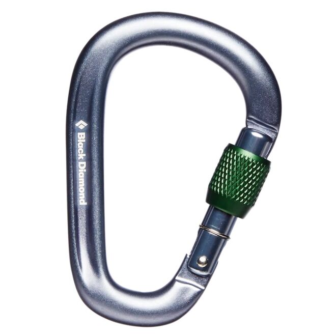 BD Black Diamond Pearlock Screwgate Carabiner moschettone a ghiera arrampicata