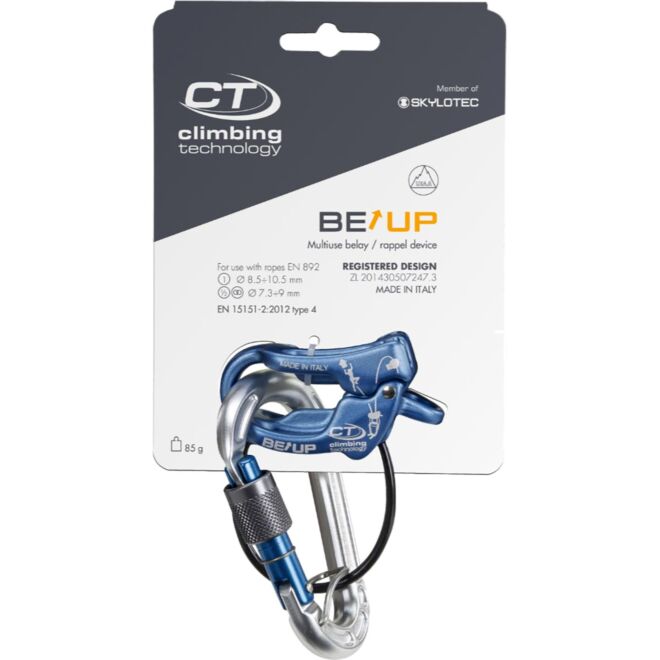 CT Climbing Technology Be-Up Kit assicuratore arrampicata + Concept SGL moschettone