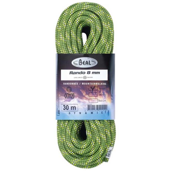 Beal Rando 8 mm Classic corda gemella arrampicata