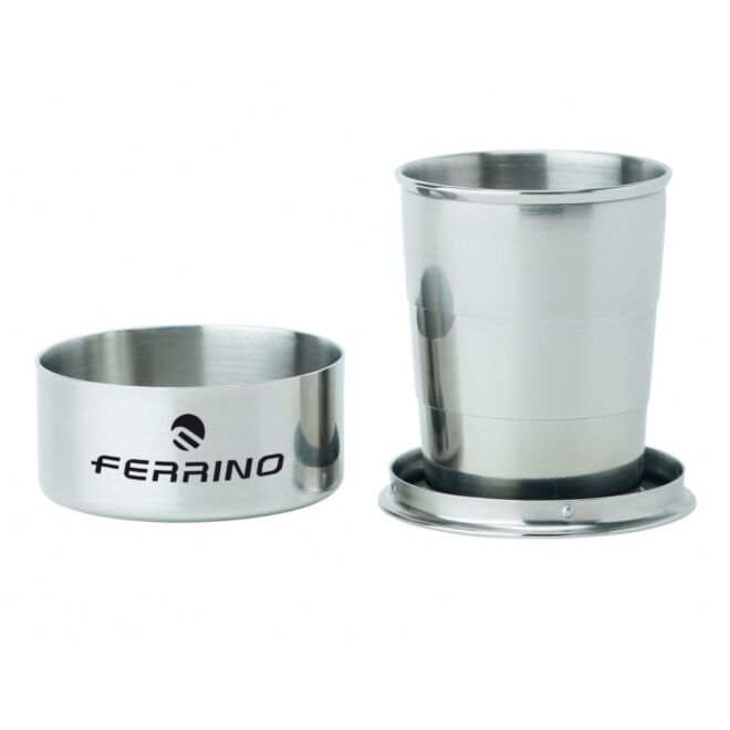 Ferrino bicchiere pieghevole in acciaio