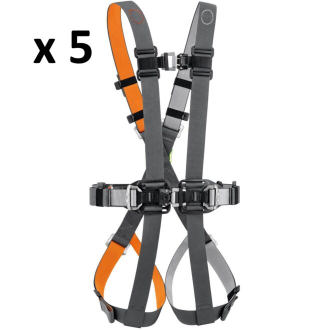 Petzl Swan Easyfit Stainless (Confezione da 5) imbracatura integrale per parchi avventura
