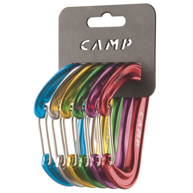 CAMP Rack Pack Nano 22 set 6 moschettoni arrampicata